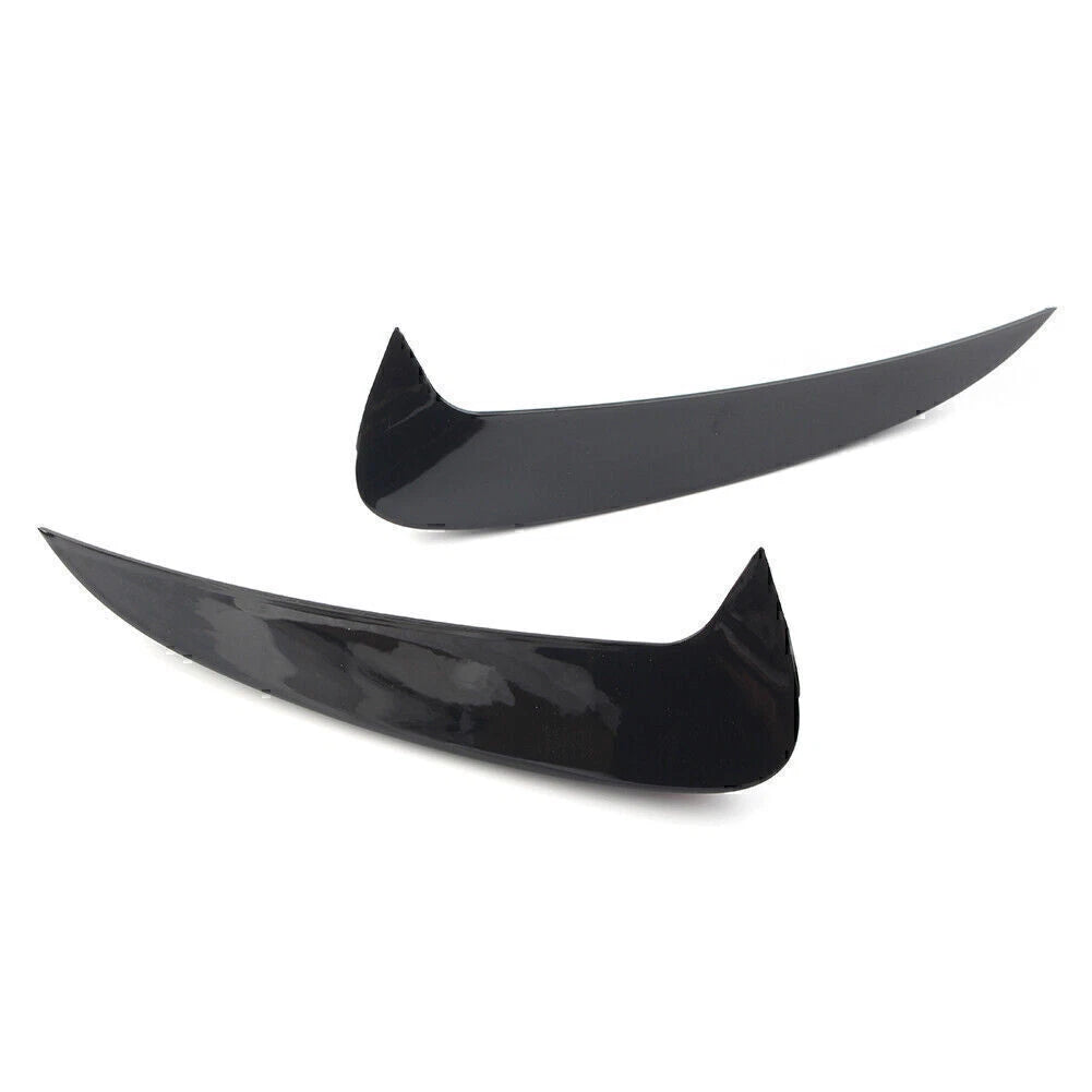Gloss Black Rear Bumper Vent Cover for Benz E-Class Coupe (2016-2021)