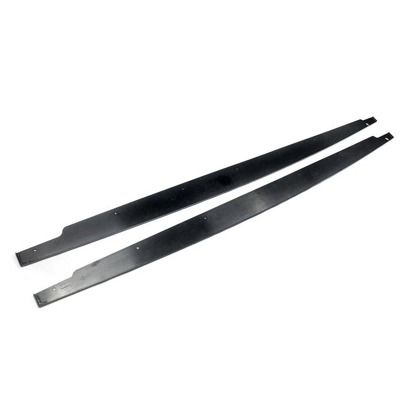 2 x Side Skirt Extensions for 2005-2013 BMW 3 Series E90 E92 E93 M3 Black