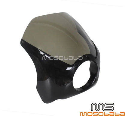Smoke Headlight Fairing Windshield for Harley Sportster XL883 XL1200 Dyna (2004-2023)
