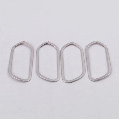 Inner Door Handle Ring Cover Trim for Nissan Kicks 2016-2020 Steel Matte