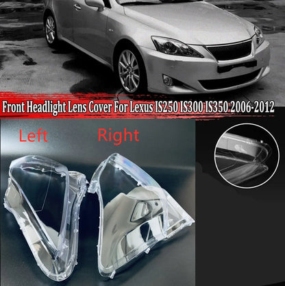 2x Front Headlight Lens Shell Cover for Lexus IS250 IS300 IS350 (2006–2012)