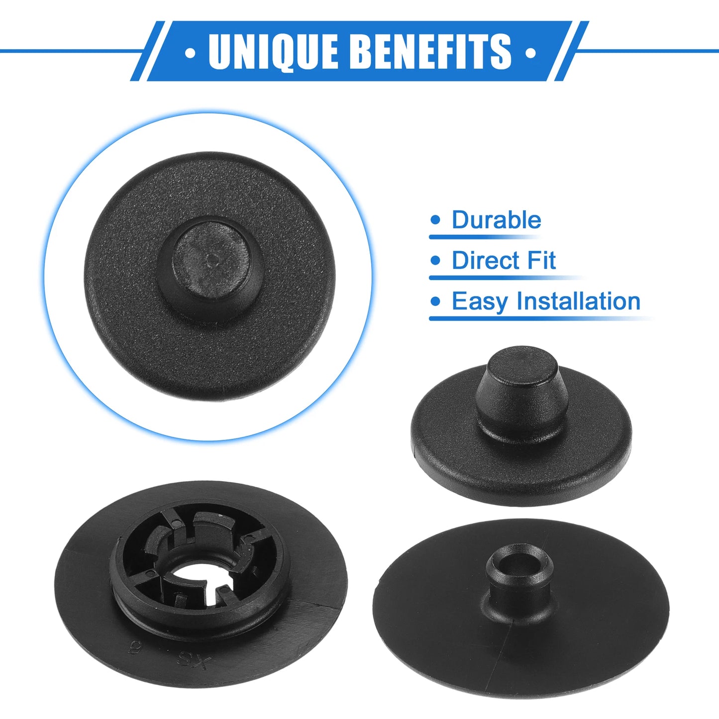Car Holder Retainer Plastic Black for Volkswagen Audi