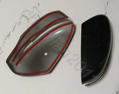 ABS Carbon Fiber Side Mirror Cover Trim for Nissan X-Trail Rogue (2014-2020)
