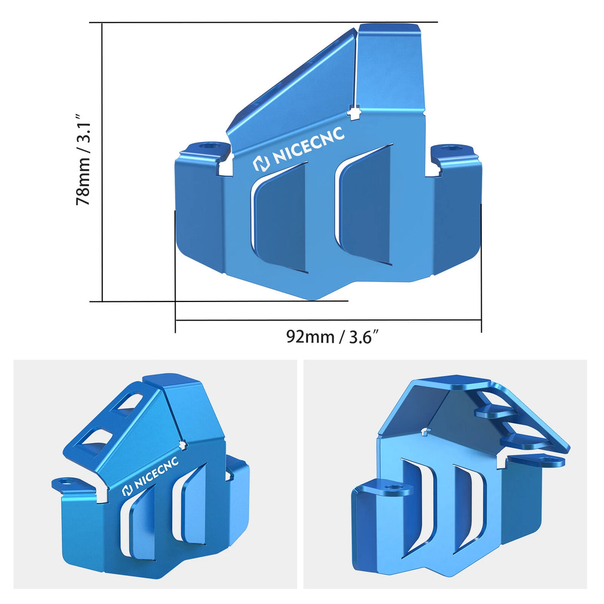 Front Rear Brake Caliper Cover for Segway X160 X260 (2020-2023)