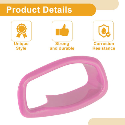 Interior Door Handle Bowl Cover Trim for Jeep Renegade (2015-2023) - 4 x Pink ABS