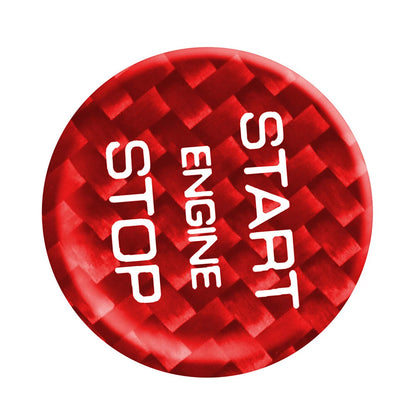 Engine Start Stop Button Trim Red for Land Rover Discovery Sport (2016-2019)