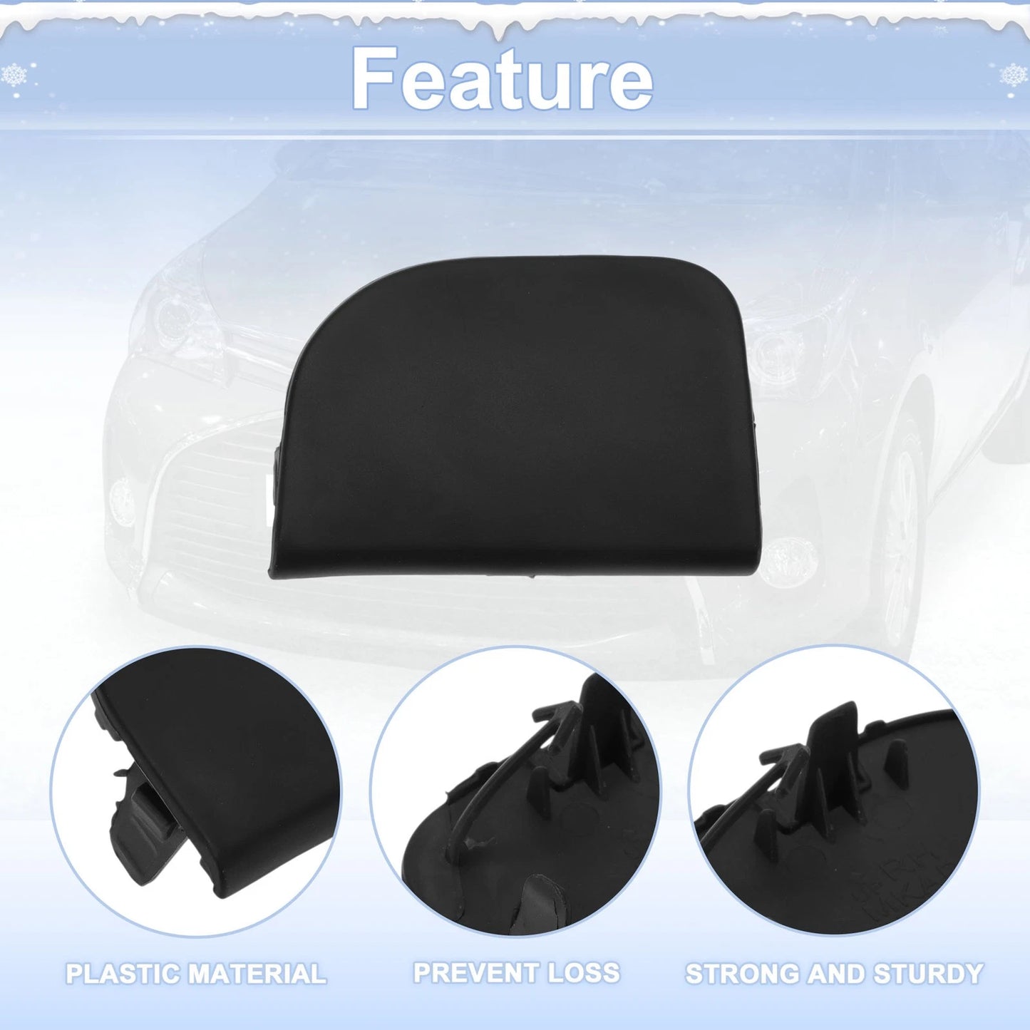 Right Front Tow Hook Cover for Toyota Avensis (2008-2011)