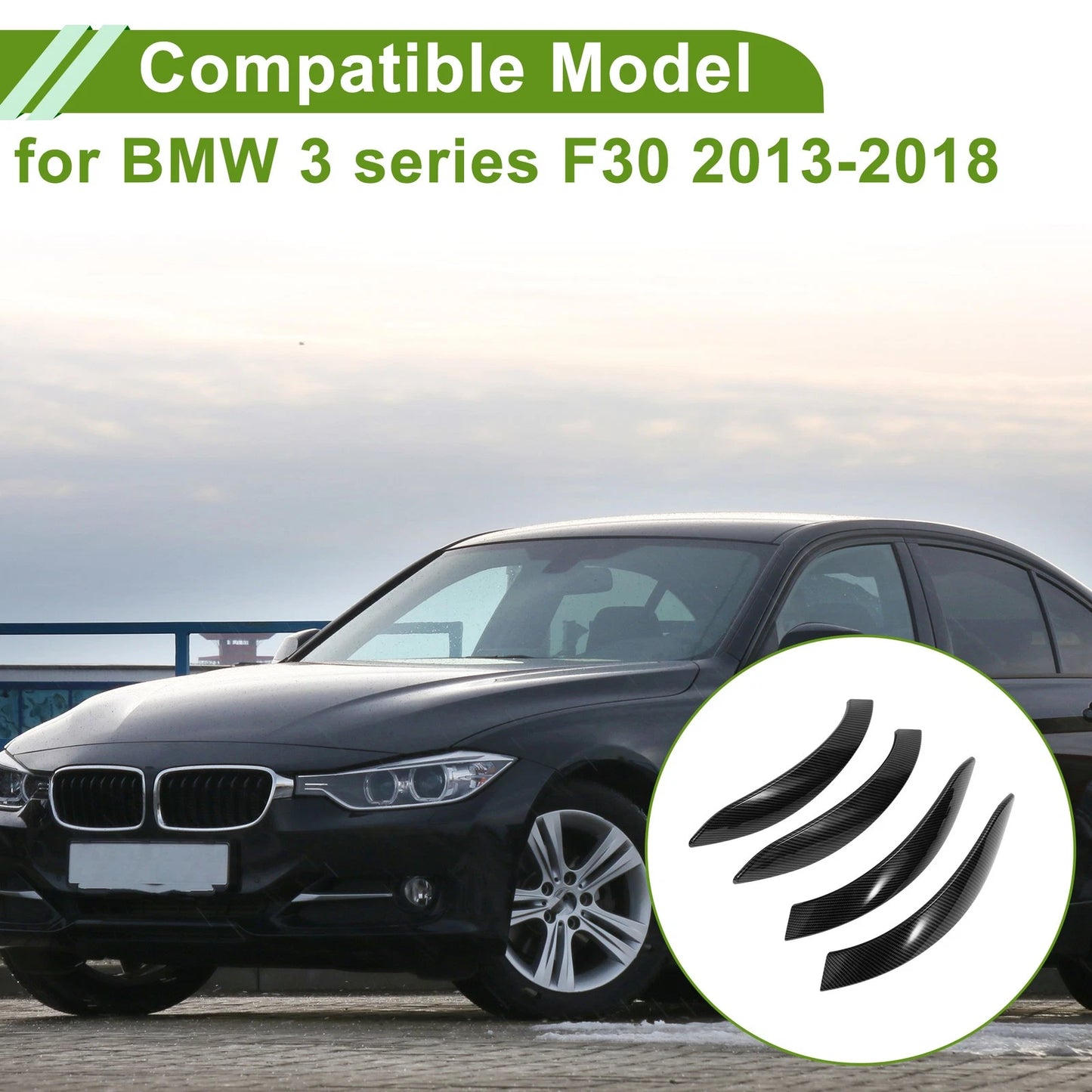 Door Handle Pull Trim Cover for BMW 3 Series F30 (2013-2018)
