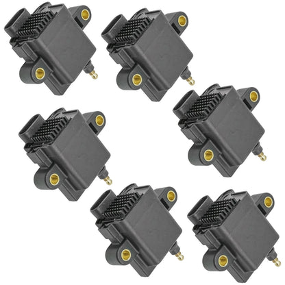 6-Pack Ignition Coils for Mercury Outboard 200/225/250/300 HP DFI Sport