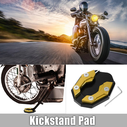 Aluminum Alloy Motorcycle Kickstand Plate Pad for Honda Adv