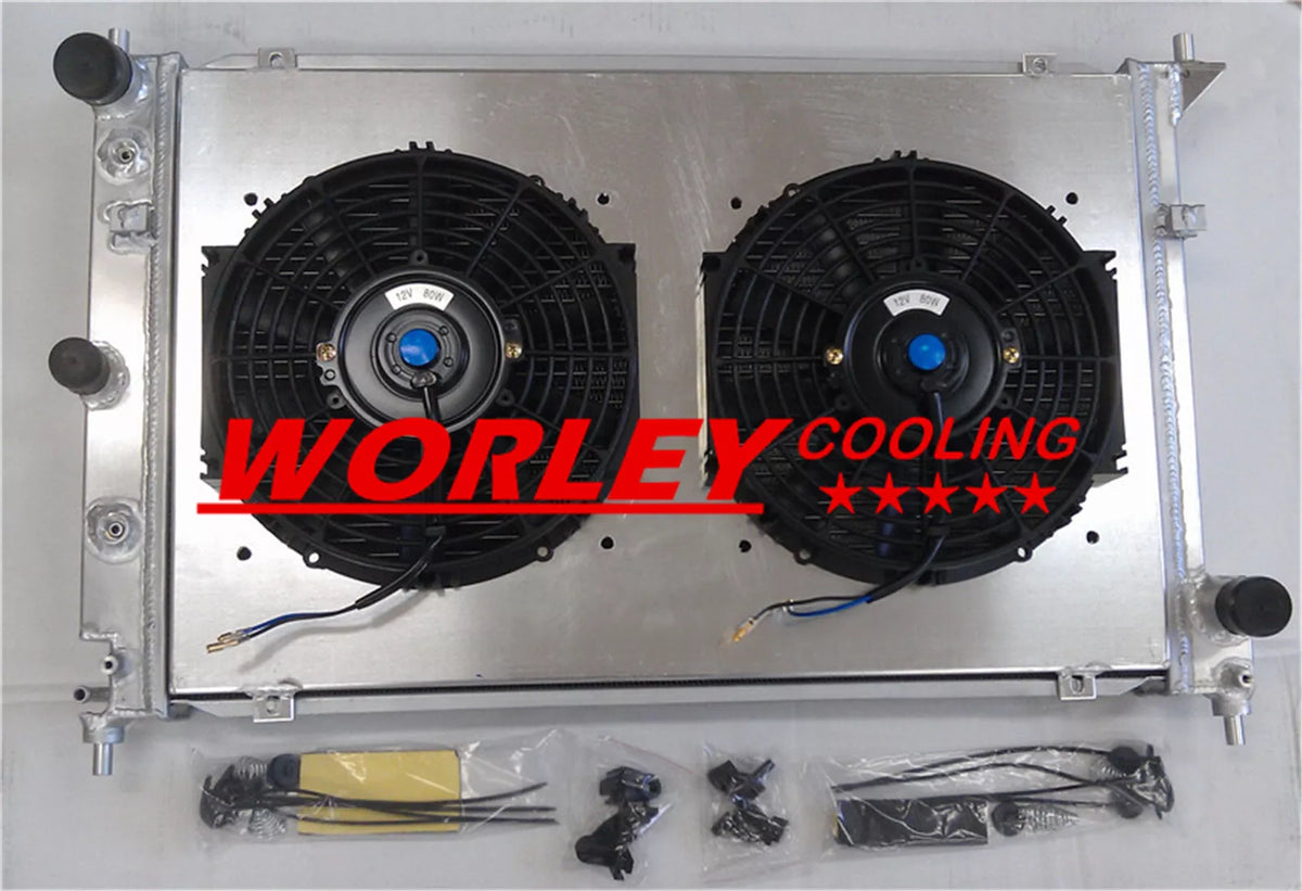 3ROW Alloy Radiator & Fan for Ford Falcon BA BF V8 (2002-2008)
