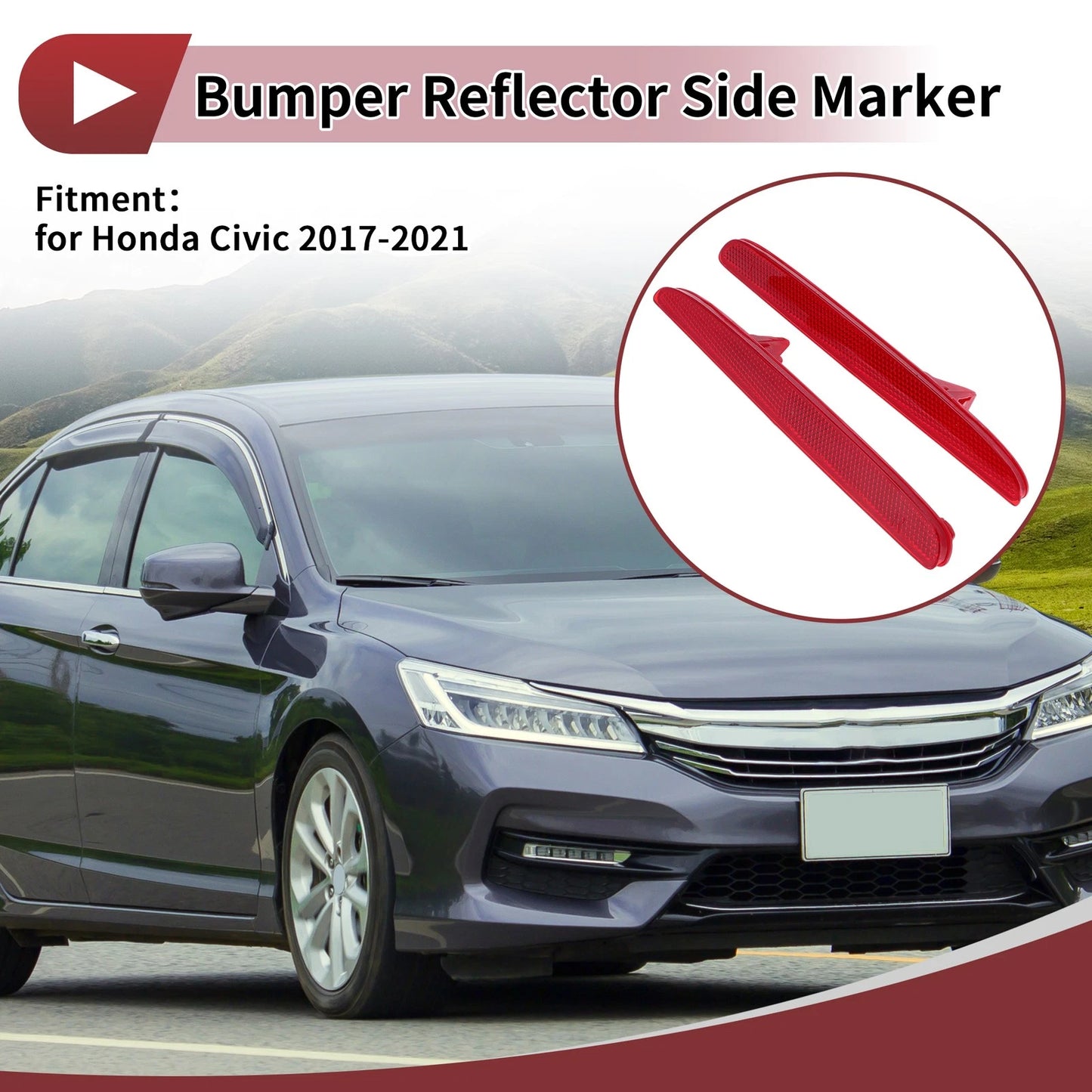 Bumper Reflectors  for Honda Civic (2017-2021)