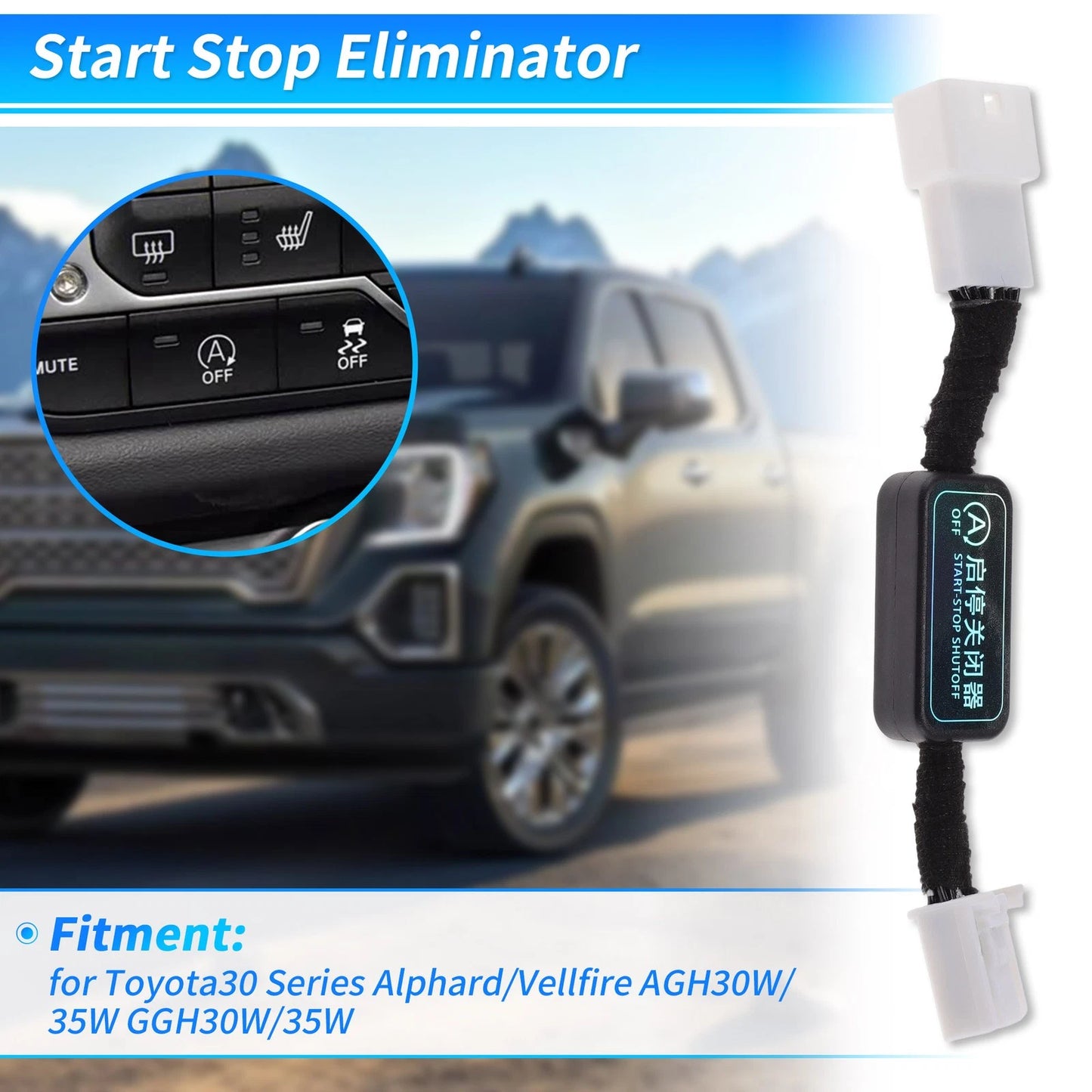 Auto Start Stop Eliminator for Toyota Alphard/Vellfire AGH30W/35W