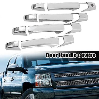 Chrome Door Handle Covers for Chevrolet Silverado 1500 2500 3500 (2007-2013)