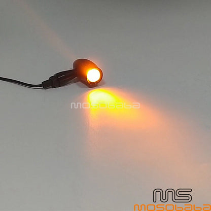 Bullet Shape LED Turn Signal Lights for Harley Honda Kawasaki Yamaha Ducati