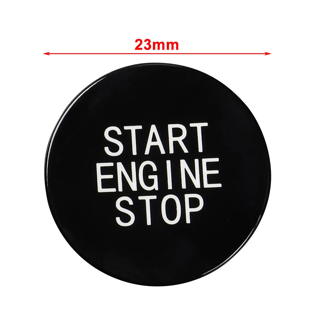 Yellow Car Engine Start Stop Button Switch Cover Trim for BMW 3 8 X Series (2012-2020)