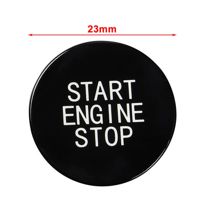 Yellow Car Engine Start Stop Button Switch Cover Trim for BMW 3 8 X Series (2012-2020)