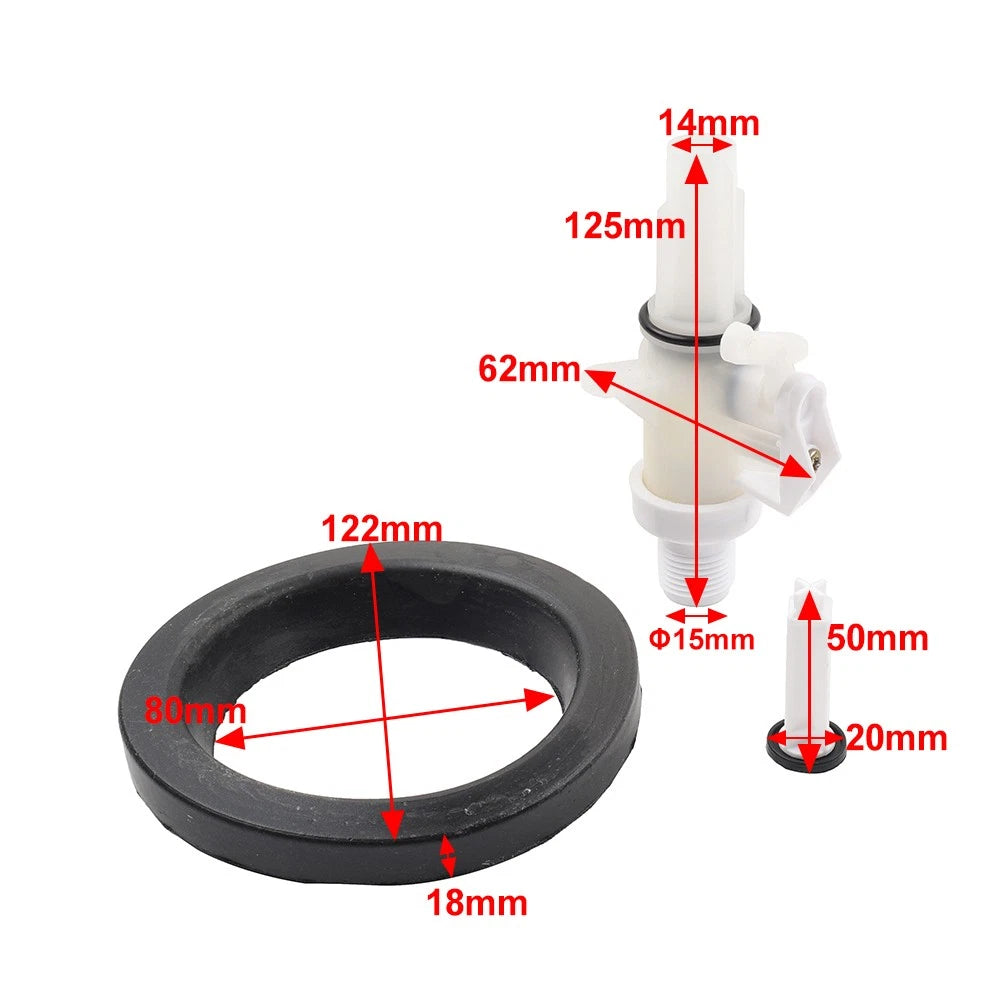 RV Water Valve Kit for Thetford Aqua Magic IV Toilet (2010-2023)
