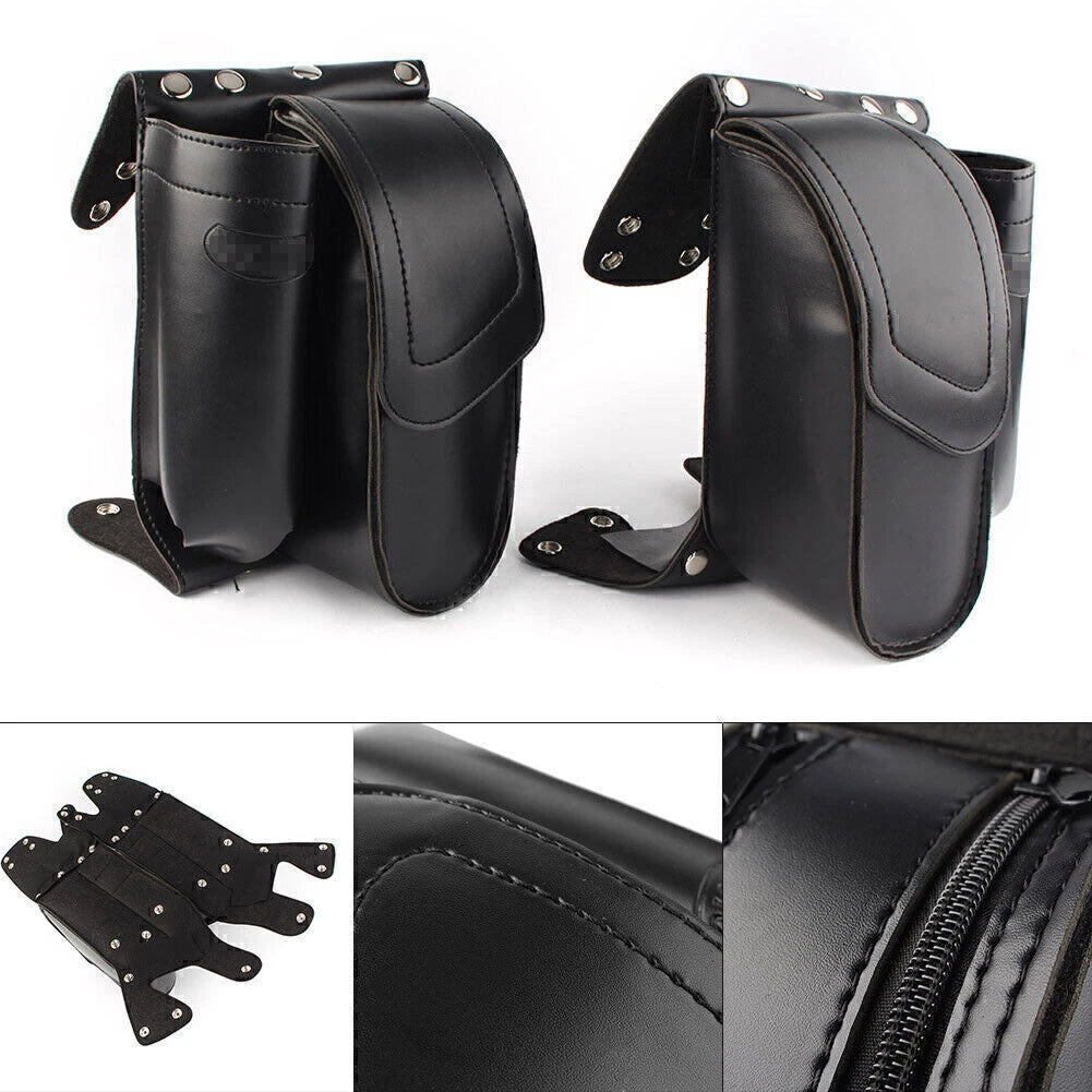 2 x Saddlebag Guard Water Bottle Set for Harley Touring Road King (2014-2023)
