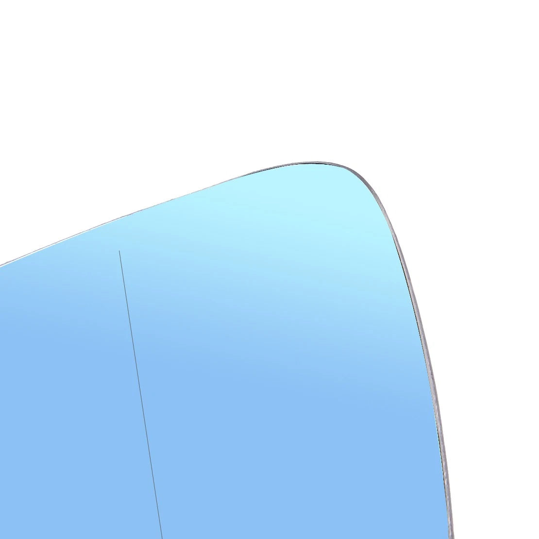 Heated Blue Left Exterior Mirror Glass for BMW E60 E61 E63 (2003-2010)