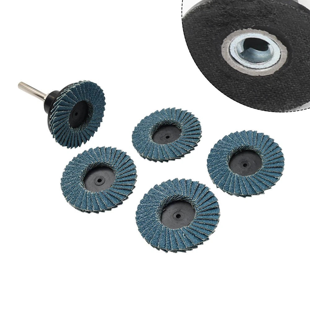 50mm R Type Roloc Flap Sanding Discs for Various Grinds - 40/60/80/120 Grit