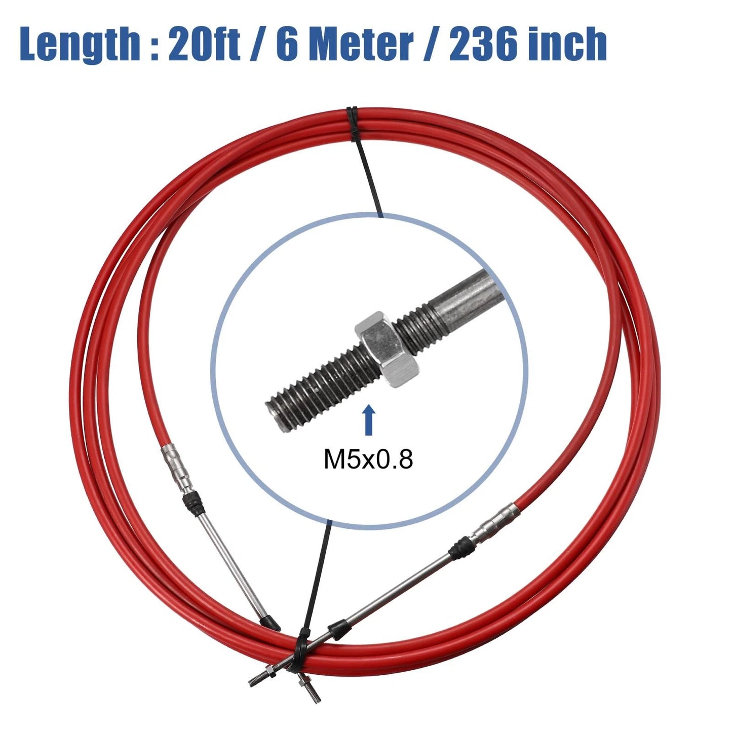Remote Control Box Cable 1pcs 20ft 236 Inch for Yamaha