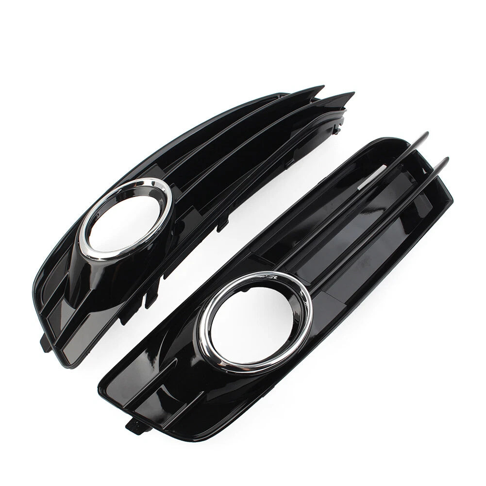 Front Bumper Fog Light Grille Covers for Audi A3 2009-2012 (2009-2012)