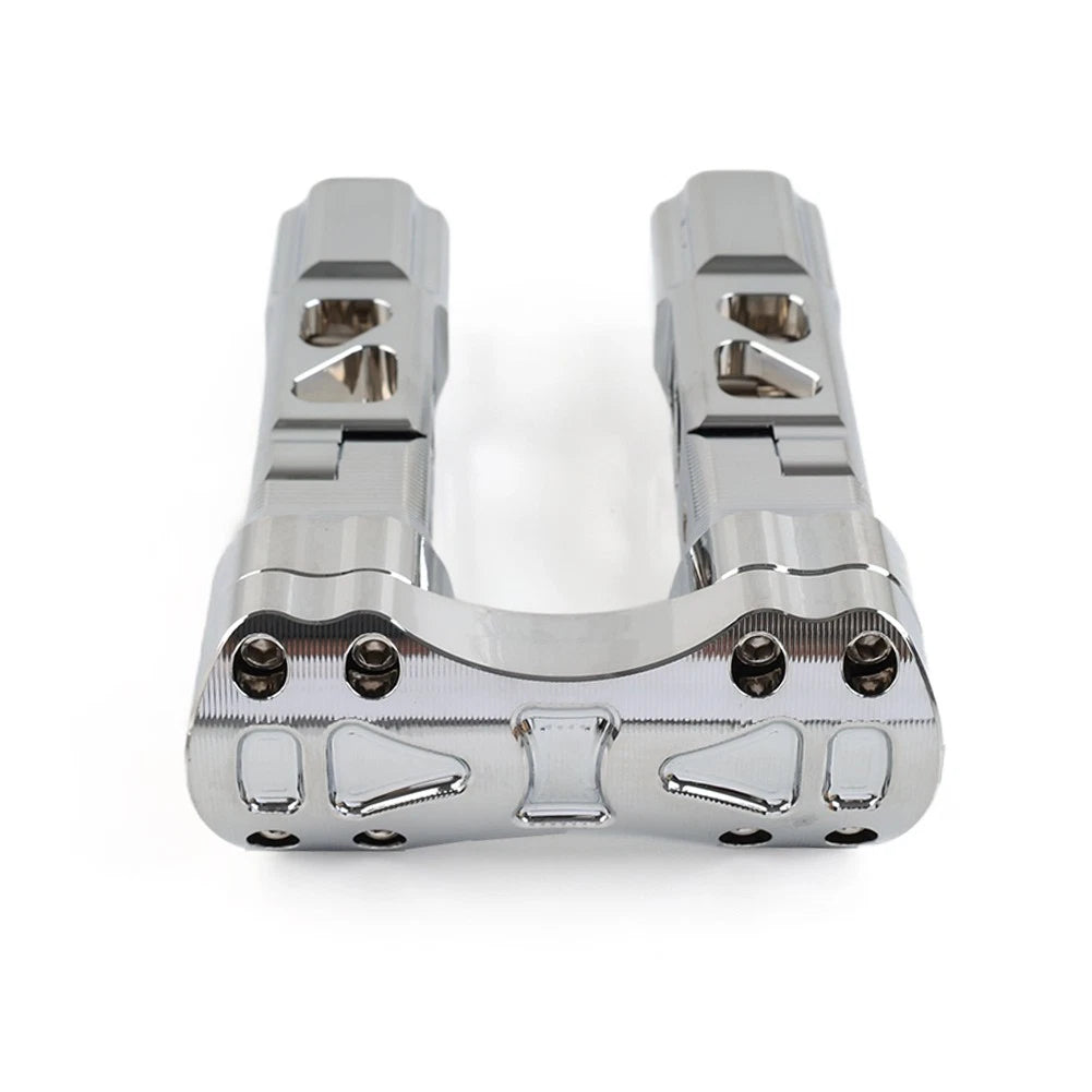 6.5" Pullback Handlebar Risers Clamps for Harley Dyna, Softail, Sportster