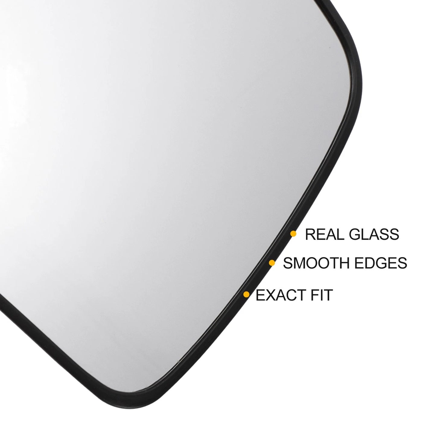 Right Side White Mirror Glass w/ Back Non-Heated for KIA Soul (2009-2013)