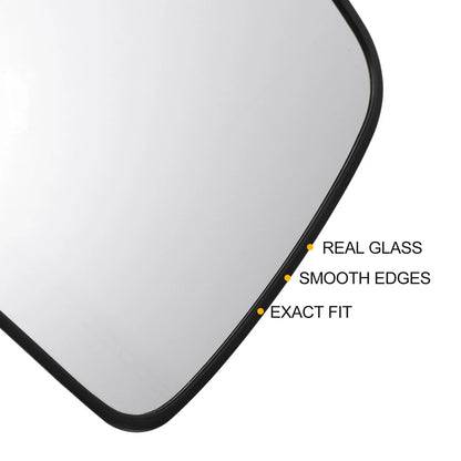 Right Side White Mirror Glass w/ Back Non-Heated for KIA Soul (2009-2013)