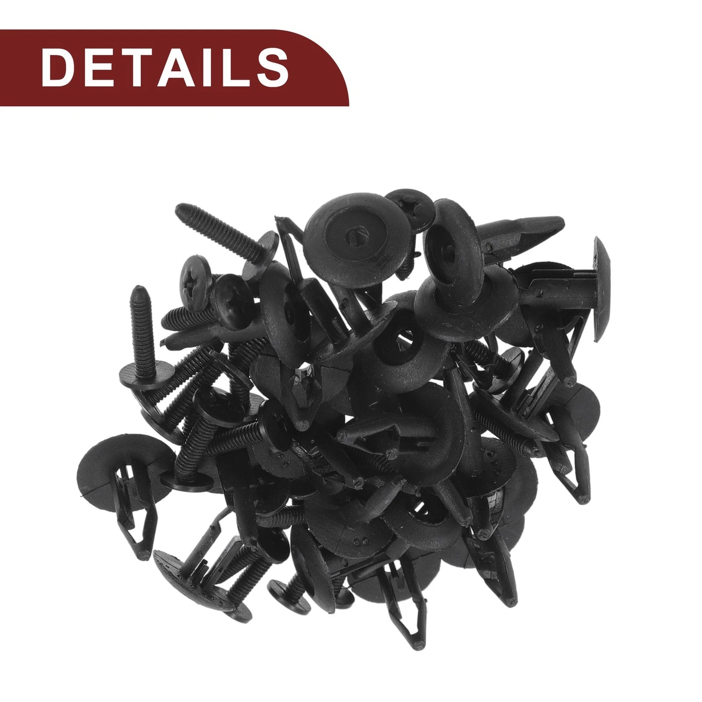 25 x Front Fender Skirt Clips for Ford Edge, Escort (2007-2014, 1981-2003)