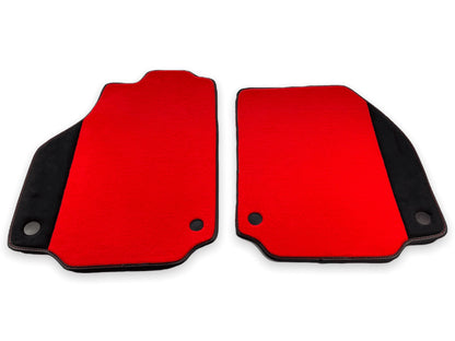 Red Floor Mats for Ferrari 458 Italia with Alcantara (2010-2015)