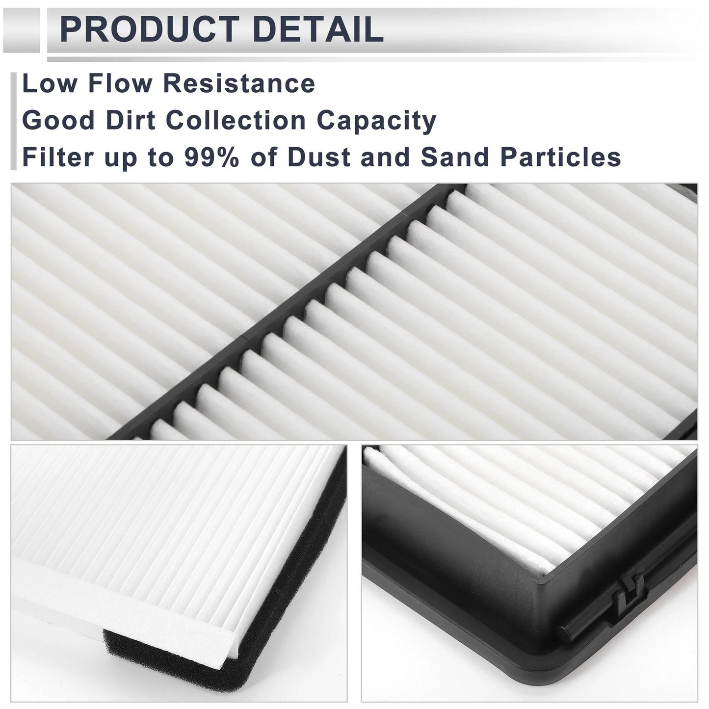 Engine Cabin Air Filter Combo for Kia Sedona 3.3L (2015-2021)