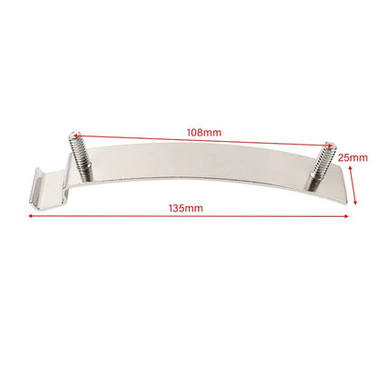 Silver Rear Mudguard Plate Support Bracket for Harley Touring Softail (1999-2024)