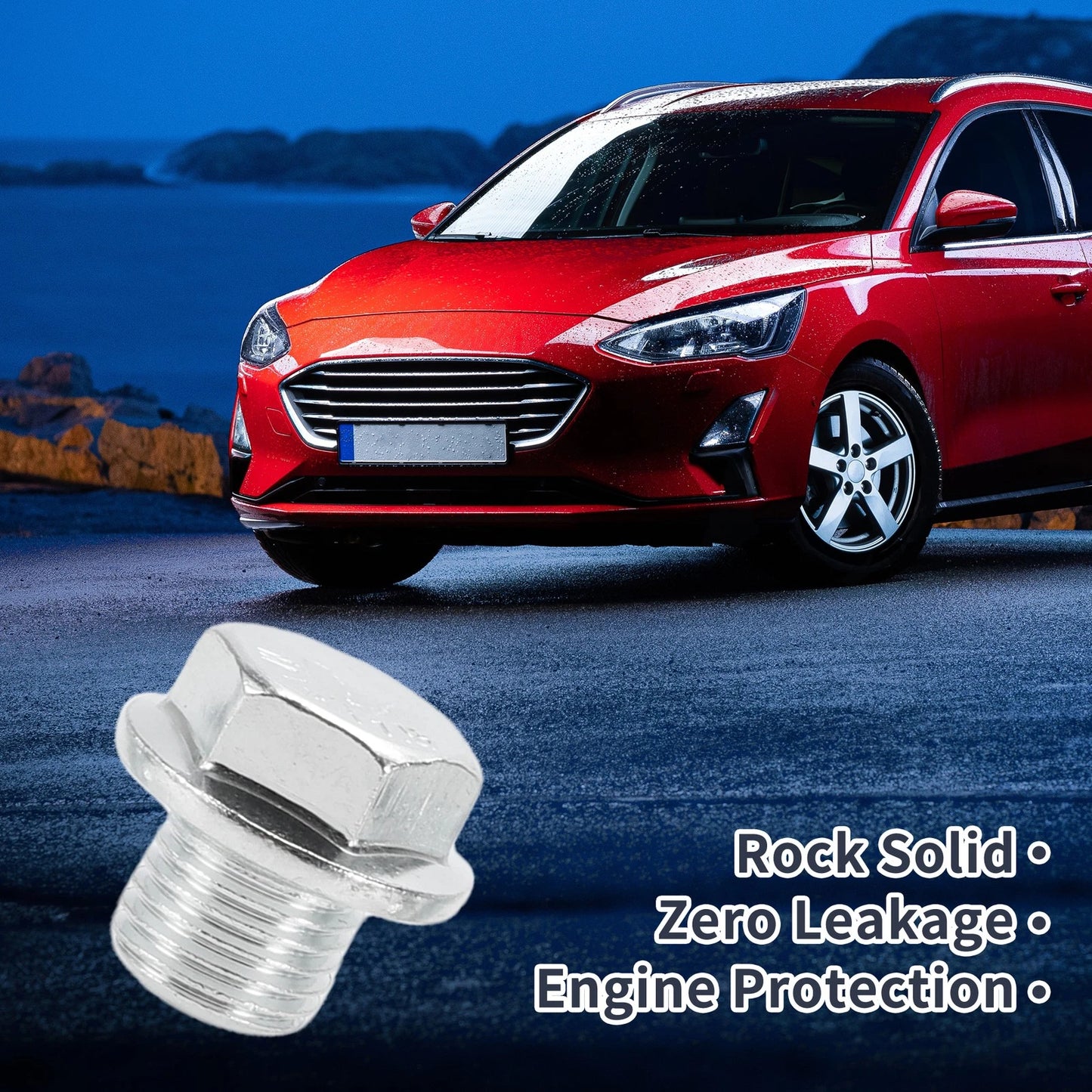 Set M20x1.5 Engine Oil Drain Plug with Gasket for Car Motorcycle Boat