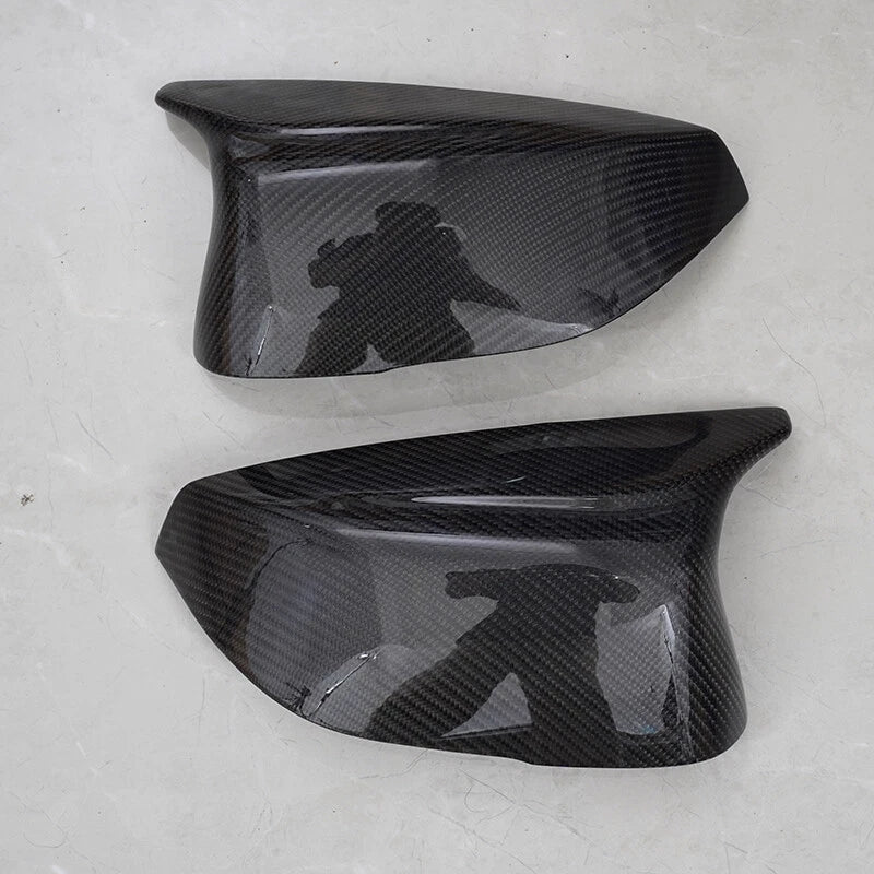 2 x Real Carbon Fiber M3 Style Side Mirror Covers for Infiniti Q50 (2014-2018)