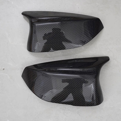 2 x Real Carbon Fiber M3 Style Side Mirror Covers for Infiniti Q50 (2014-2018)