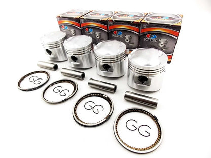 1. 1.00mm O/S Piston Set for Honda CB750L (1979)  
2. 63.00mm Rings for Honda CB750L (1979)  
3. Clips for Honda CB750L (1979)