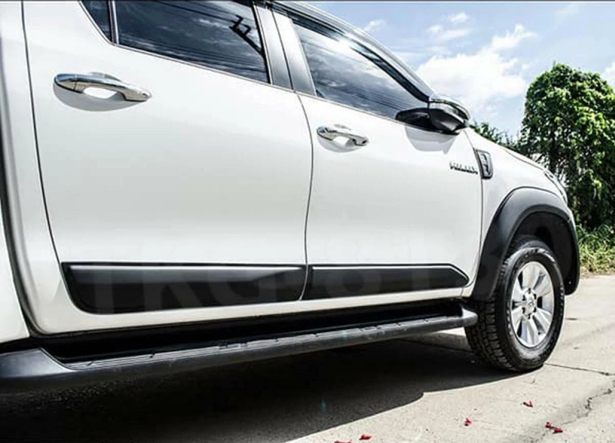 Black Side Door Trim for Toyota Hilux Revo Rocco (2018-2019)