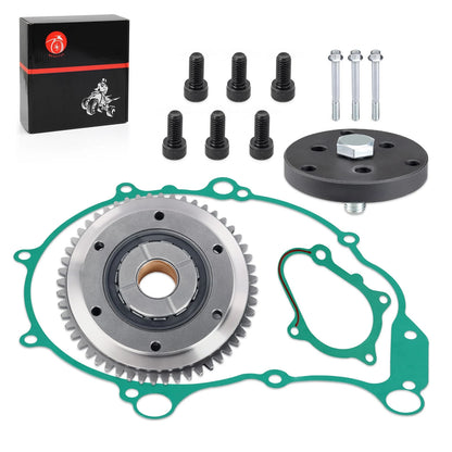 Starter Clutch w/Gear Gasket Bolts Puller for Yamaha Raptor 660R 2004-2005