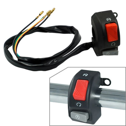 12V 7/8" Motorcycle Handlebar Headlight Fog Light Horn Switch for Various Models