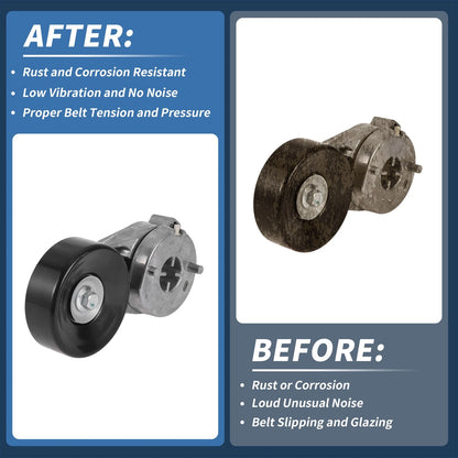 Belt Tensioner for Ford Escort (1997-2002) - Durable Metal Component, 1 Pc