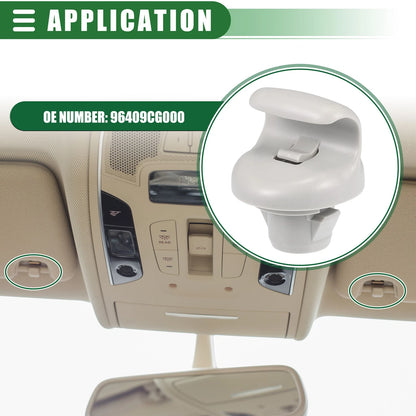 Sun Visor Holder Clip for Nissan Sentra (2015-2019)
