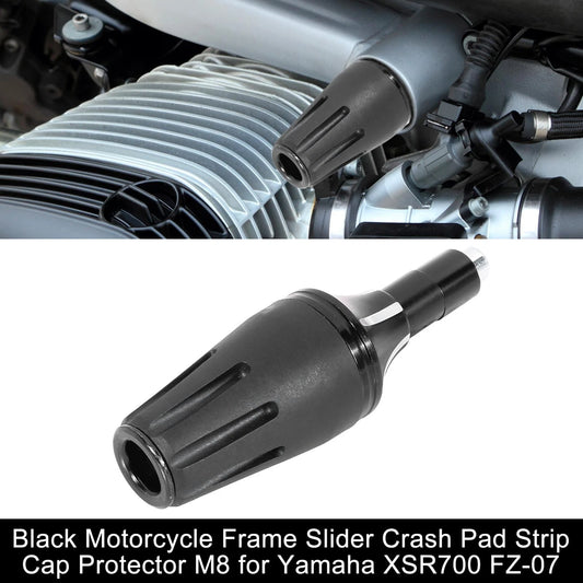 Frame Slider Crash Protector Guard Black for Motorcycle