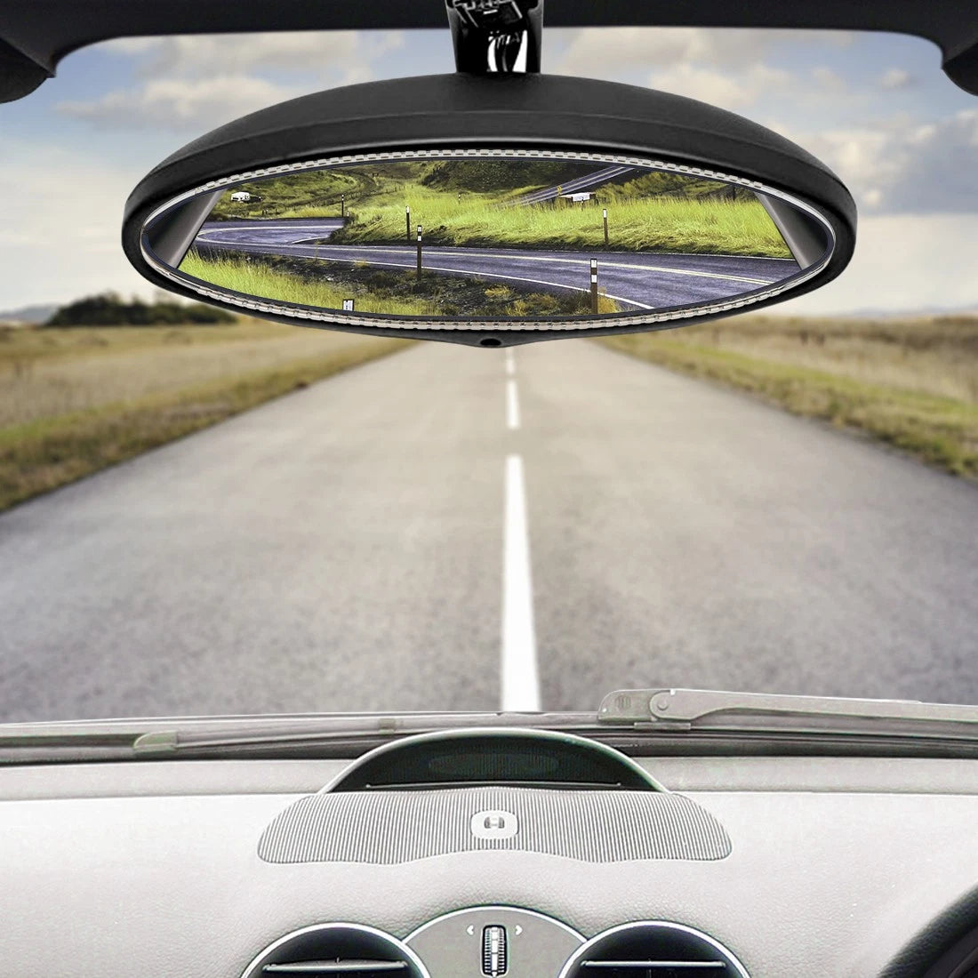 Oval Auto Dimming Rear View Mirror Glass for BMW M3 M5 E46 E39 (2000-2006)
