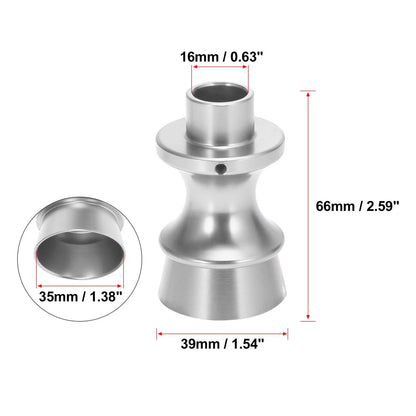 Shift Knob Reverse Lock Out Lifter Silver Tone for Subaru BRZ, Toyota (2013-2023)