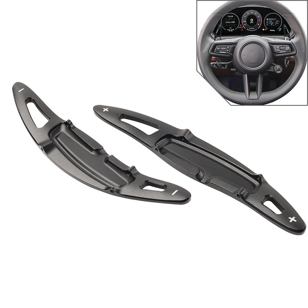 Steering Wheel Shift Paddle Shifter Extensions for Porsche Macan, Panamera, 911