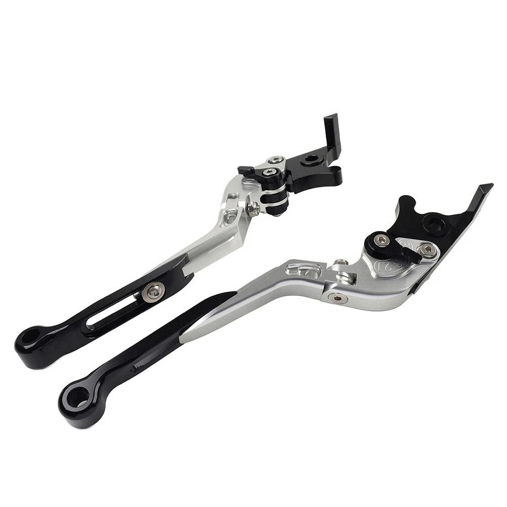 Silver CNC Folding Extendable Brake Clutch Levers for BMW S1000XR (2015-2021)
