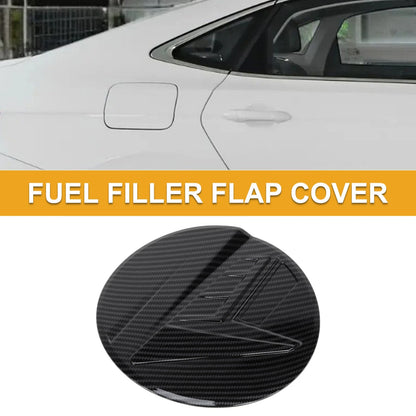 Fuel Tank Door Cap for Hyundai Elantra 2021-2025 Carbon Fiber Black