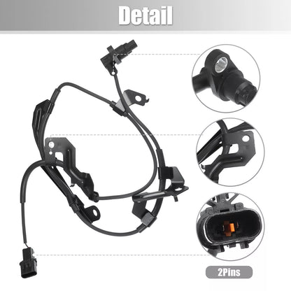 4PCS ABS Wheel Speed Sensor for Mitsubishi L200 2.5L (2012-2015)